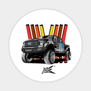 ford f350 hd truck black Magnet